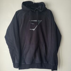 Gymshark Black Hoodie with Logo